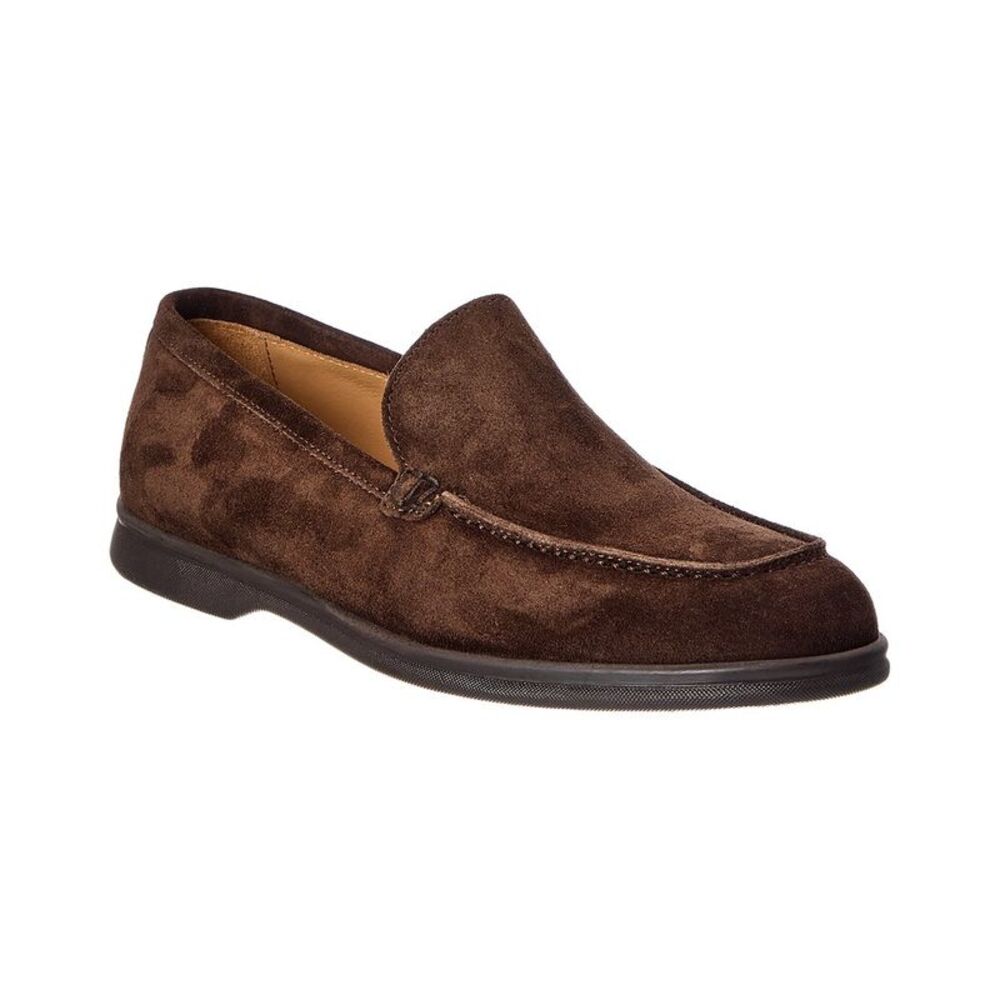M By Bruno Magli Primo Casual Venetian Suede Loafer, Brown